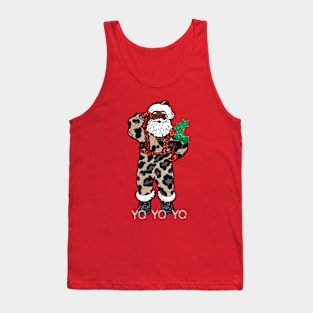 yo black santa claus christmas Tank Top